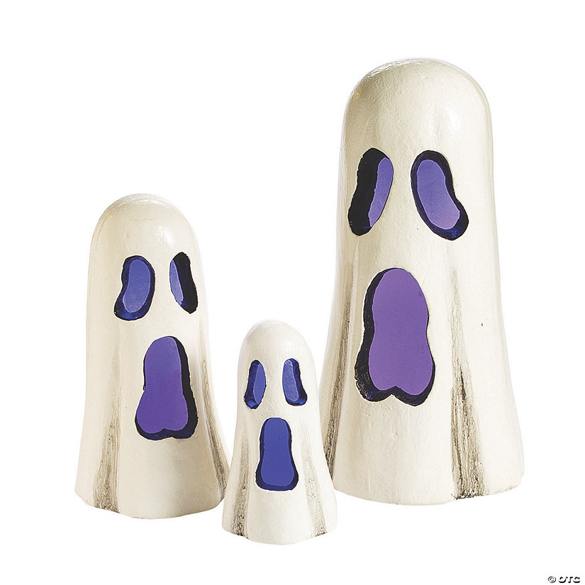 Flashing Light-Up Ghost Halloween Decorations Image