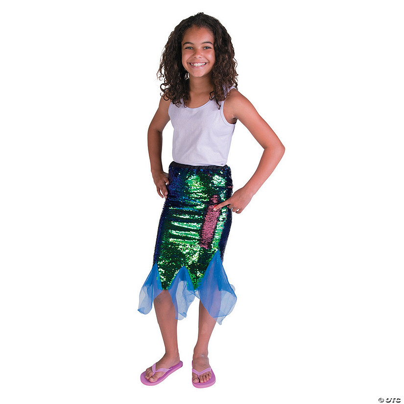Flipping Sequins Mermaid Skirt - Large Image