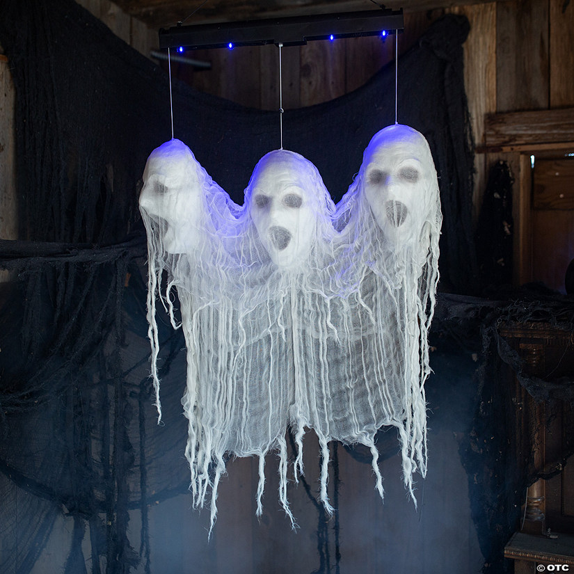 Floating Ghost Head Trio Image