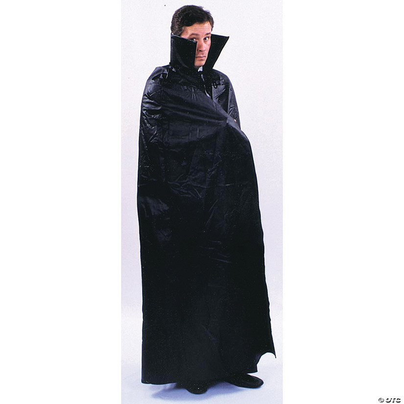 Floor Length Cape Black Image