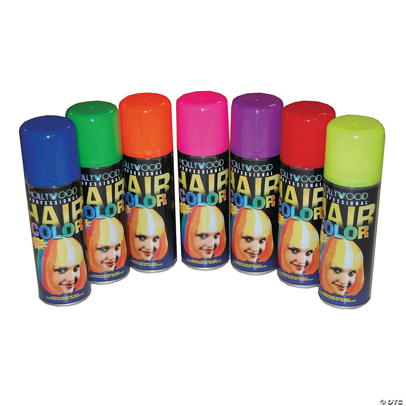 Fluorescent Blue Hairspray Image