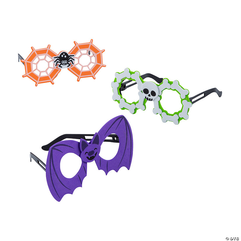 Friendly Halloween Character Glasses &#8211; 12 Pc. Image