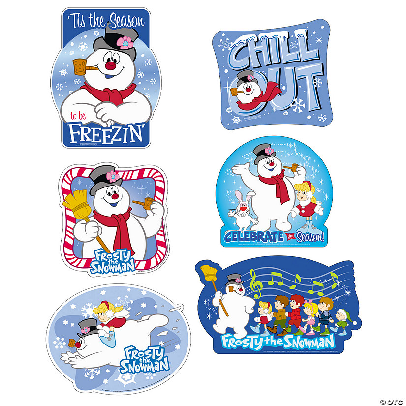 Frosty the Snowman&#8482; Christmas Cutouts - 6 Pc. Image