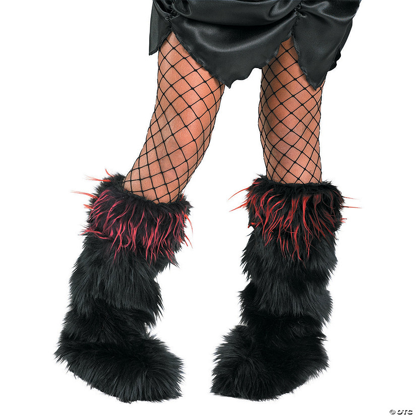 Funky Fur Boot Covers for Kids Halloween Express