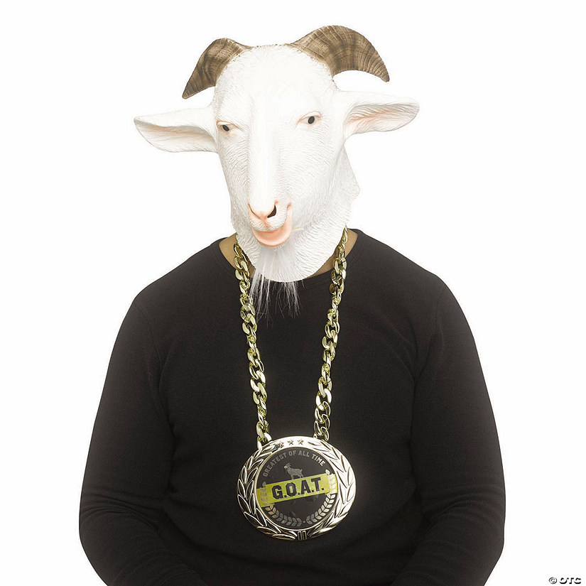 G.O.A.T. Mask &amp; Medallion Costume Accessory Kit Image