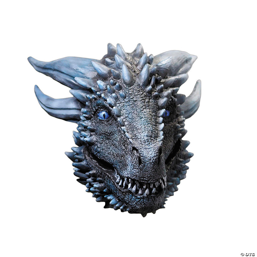 Game of Thrones&#8482; White Walker Dragon Overhead Latex Mask - One Size Image