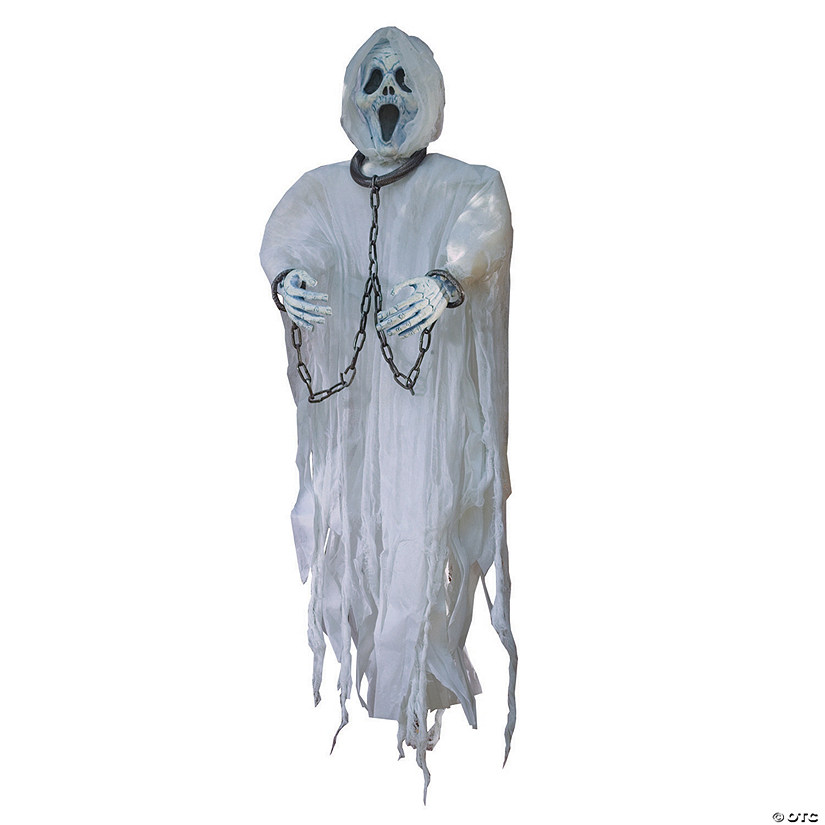 Ghost Face Hanging Figure Halloween D&#233;cor Image