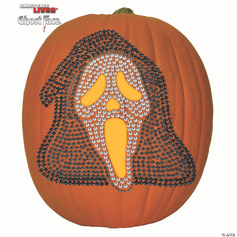 Ghost Face<sup>&#174;</sup> Carve & Bling Halloween Pumpkin Decorating Kit Image