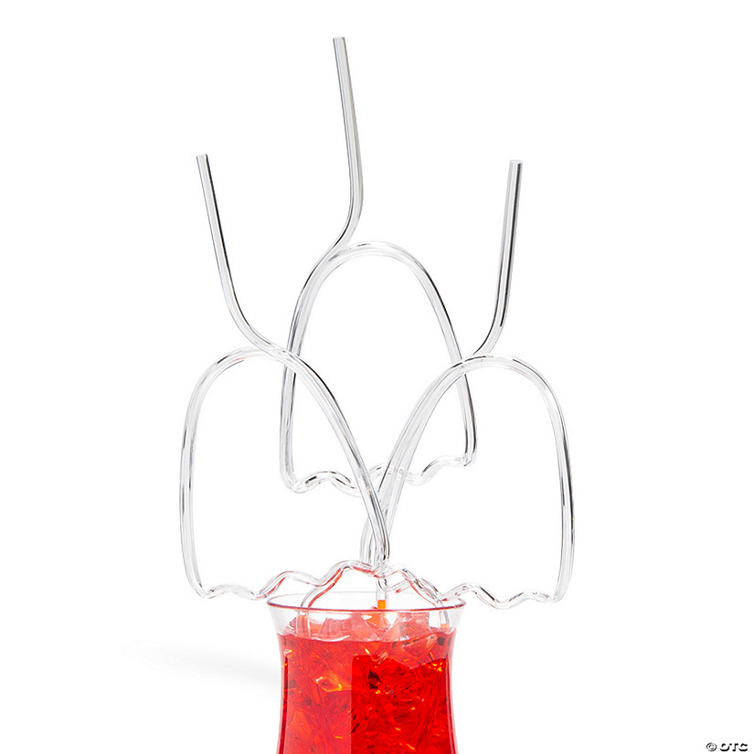 Ghost Silly Straws - 12 Pc. Image