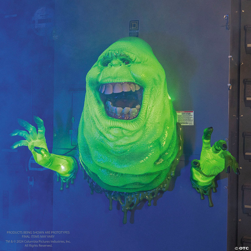 Ghostbusters&#8482; Slimer Wallbreaker Halloween Decoration Image