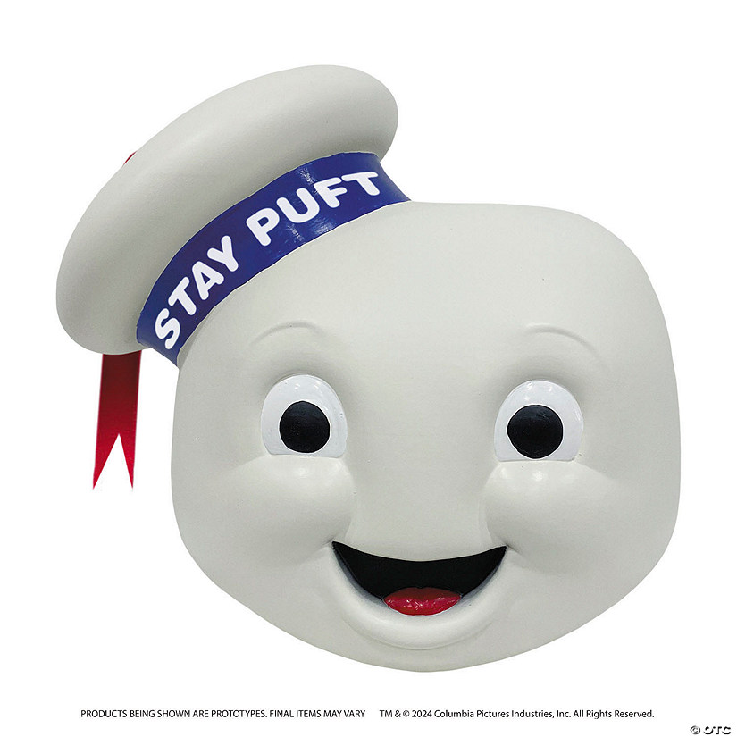 Ghostbusters&#8482; Stay Puft Marshmallow Man Overhead Vinyl Mask - One Size Image