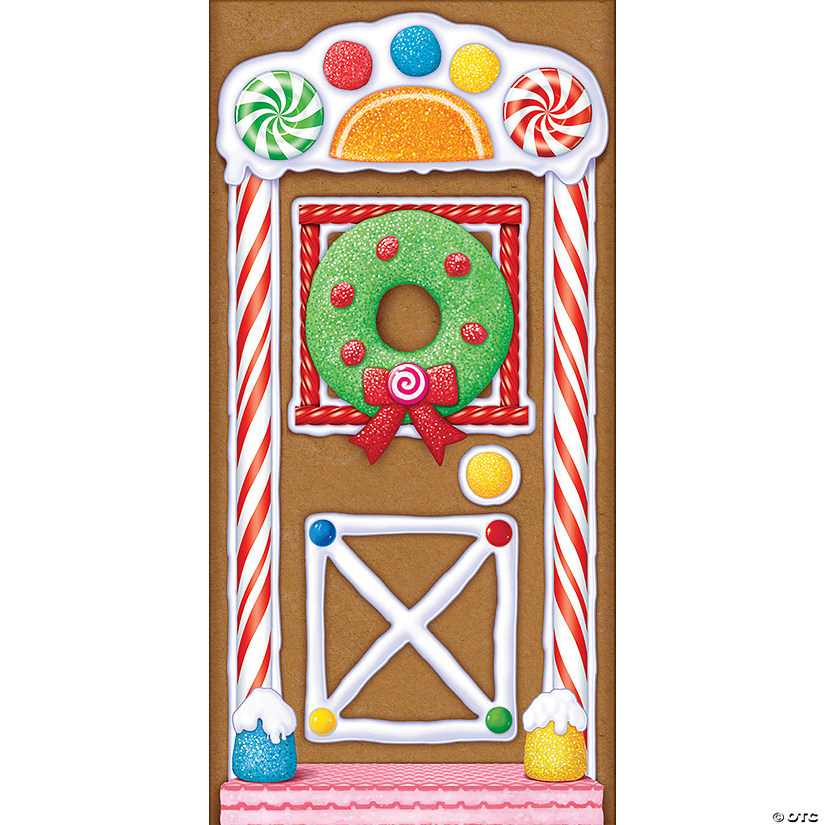 Gingerbread House Door Cover Image