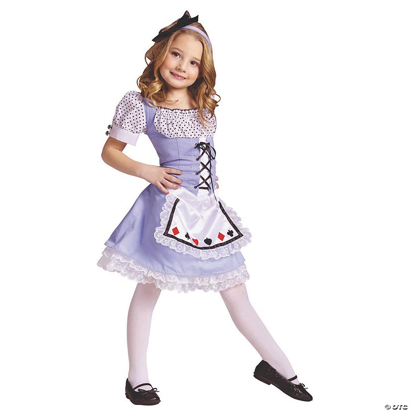 Girl&#8217;s Alice in Wonderland&#8482; Alice Costume - Large Image