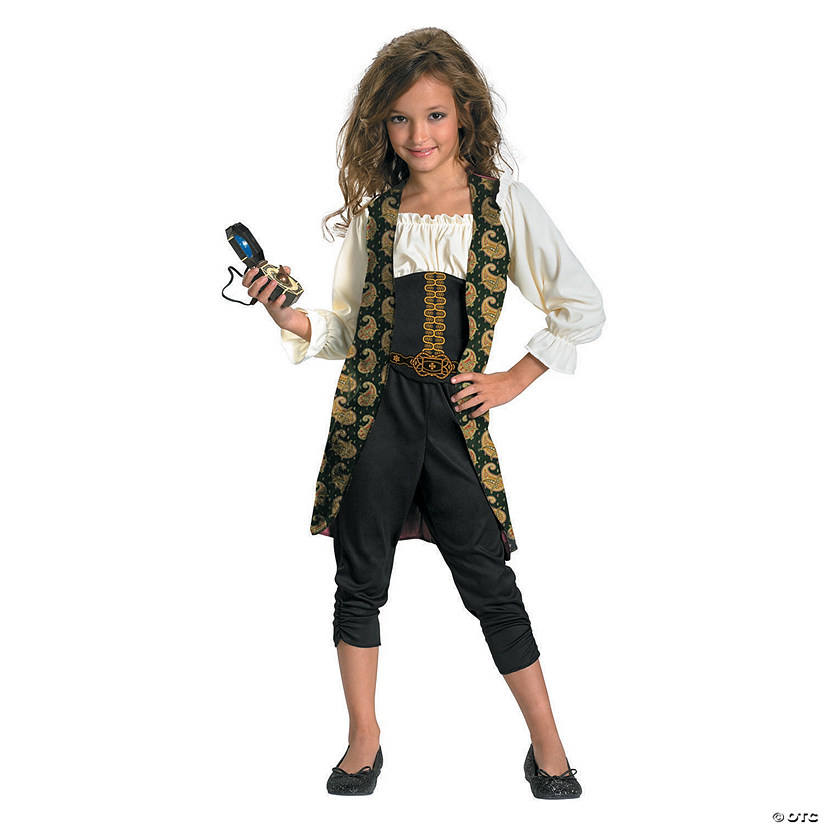 Girl&amp;#8217;s Classic Pirates of the Caribbean&amp;#8482; Angelica Costume - Small Image