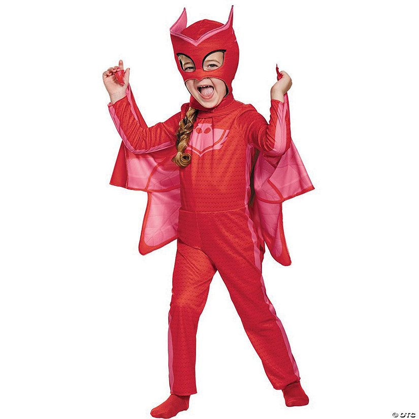 Girl&amp;#8217;s Classic PJ Masks&amp;#8482; Owlette Costume Image