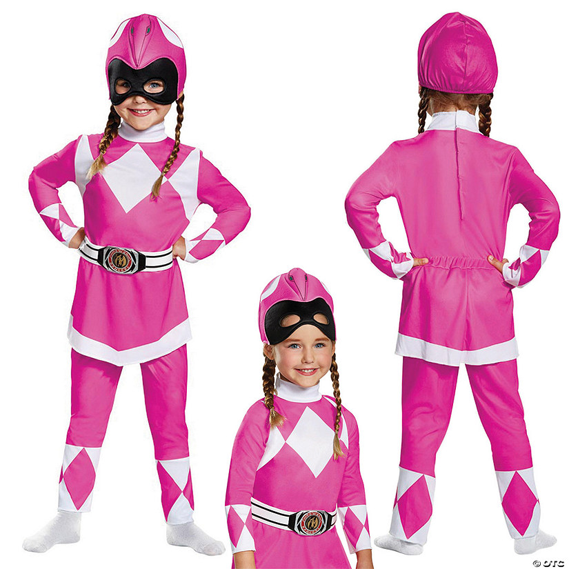 Girl&#8217;s Classic Power Rangers&#8482; Pink Ranger Costume Image