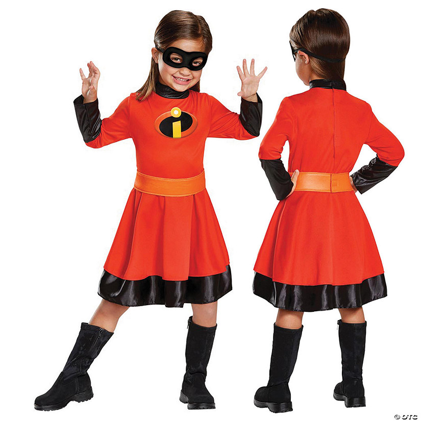 Girl&#8217;s Classic The Incredibles&#8482; Violet Costume Dress Image