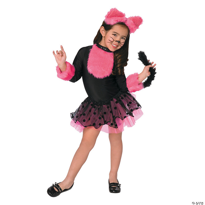 Girl’s Cutie Cat Costume Large Halloween Express