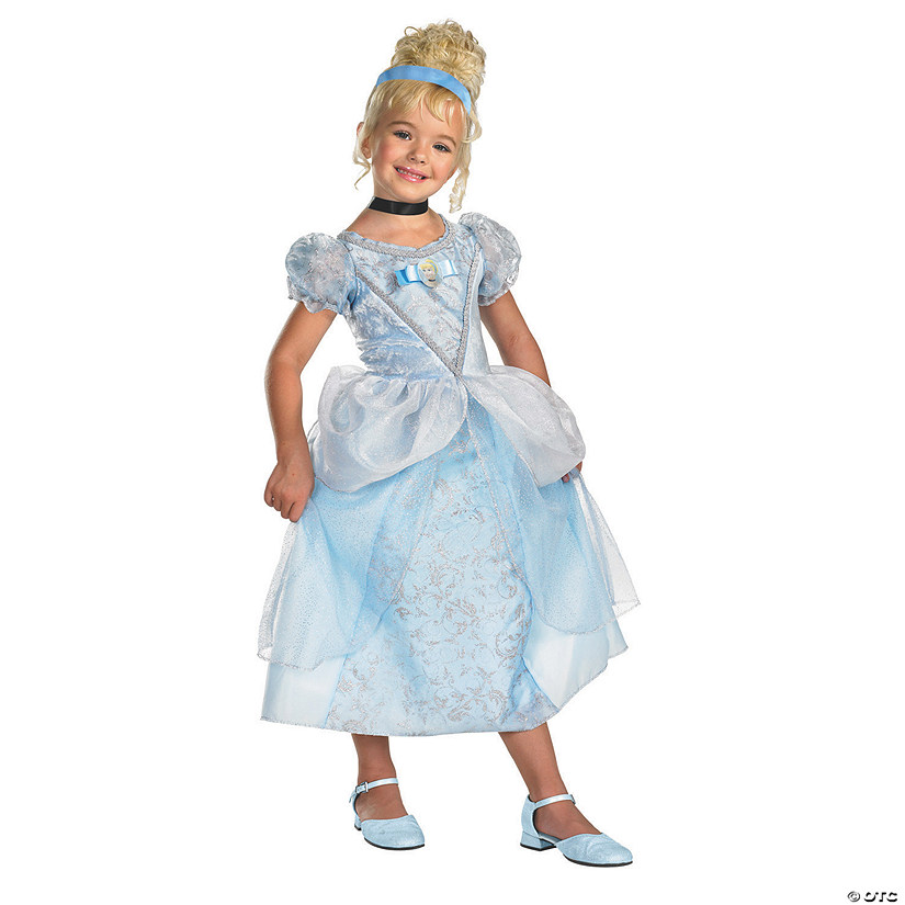 Girl&#8217;s Deluxe Cinderella&#8482; Costume - Medium Image