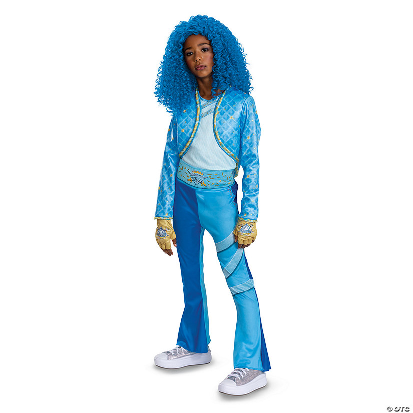 Girl&amp;#8217;s Deluxe Disney&amp;#8217;s Descendants 4: The Rise of Red Chloe Charming Costume Image