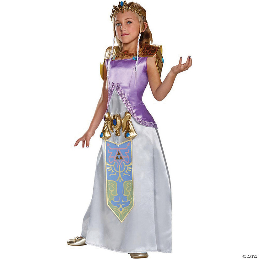 Girl&#8217;s Deluxe Legend of Zelda&#8482;  Zelda Costume Image