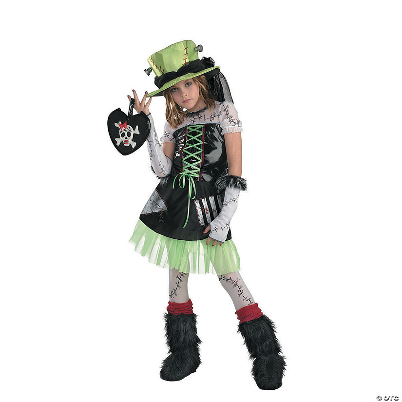 Girl&#8217;s Deluxe Monster Bride Costume - Large Image