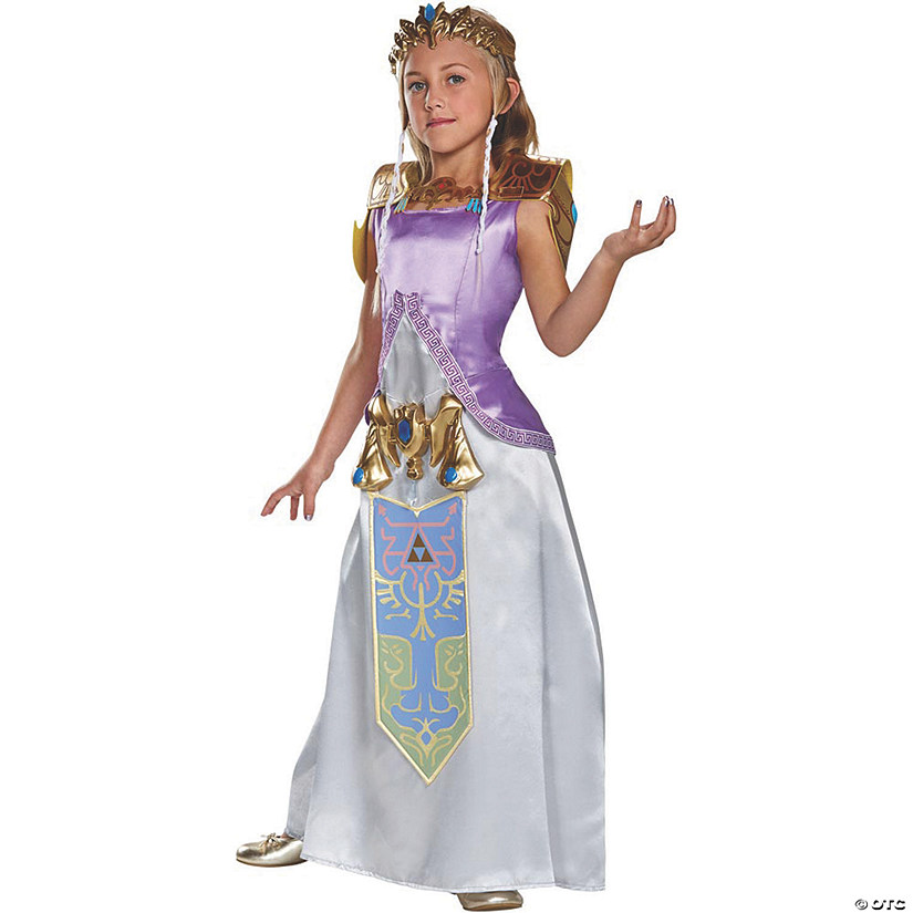 Girl&#8217;s Deluxe Zelda&#8482; Costume - Large Image