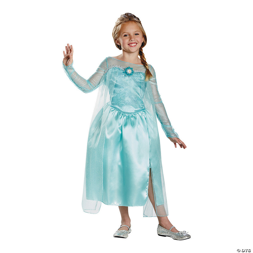 Girl&amp;#8217;s Frozen&amp;#8482; Elsa Snow Queen Costume Image