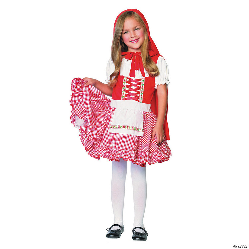 Girl&amp;#8217;s Lil&amp;#8217; Miss Red Riding Hood Costume Image