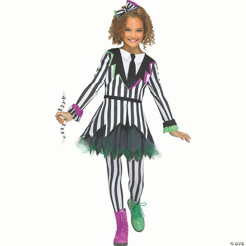 Girl&#8217;s Multicolored Polyester Silly Spirit Costume - Extra Large 14-16 Image