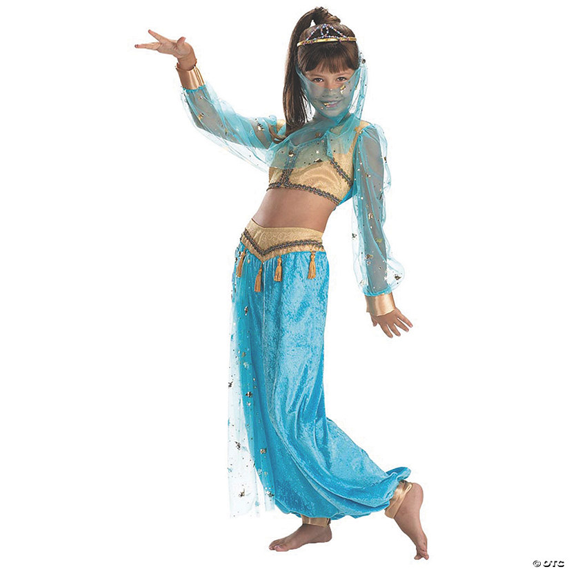 Girl&#8217;s Mystical Genie Costume - Large Image