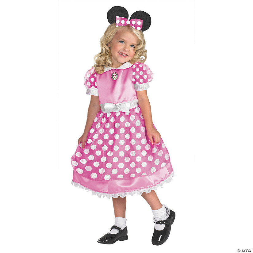 Girl&amp;#8217;s Pink Mickey Mouse Clubhouse&amp;#8482; Minnie Mouse Costume Image