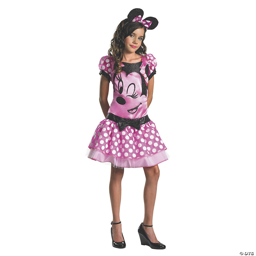 Girl&#8217;s Pink Minnie Mouse&#8482; Costume - Extra Large Image