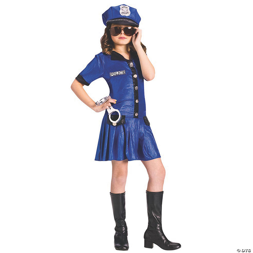 Girl&#8217;s Police Costume - 8-10 Image