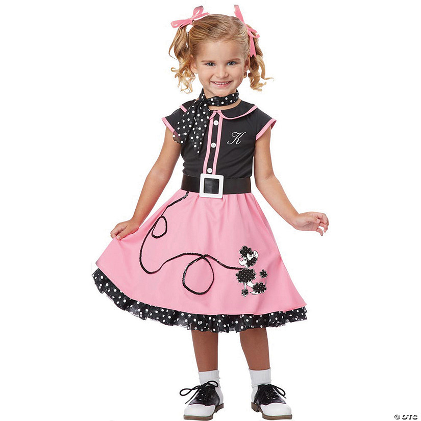 Girl&#8217;s Poodle Cutie Costume - Small Image