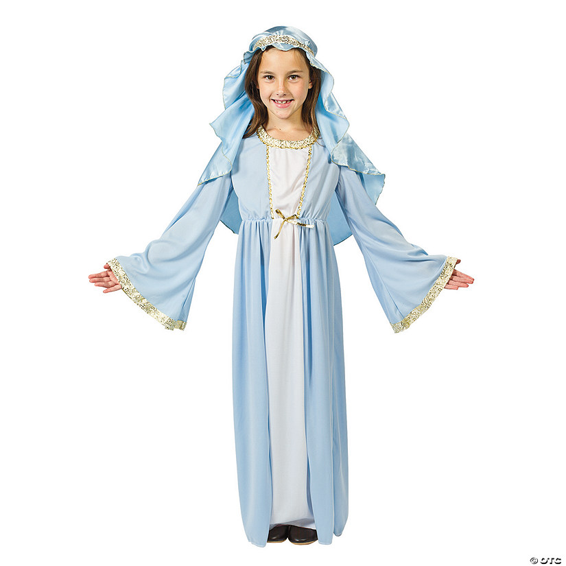 Girl&#8217;s Premium Mary Costume Image