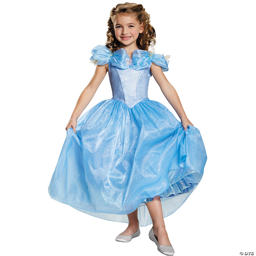 Girl&#8217;s Prestige Cinderella Movie Halloween Costume Large 10-12 Image