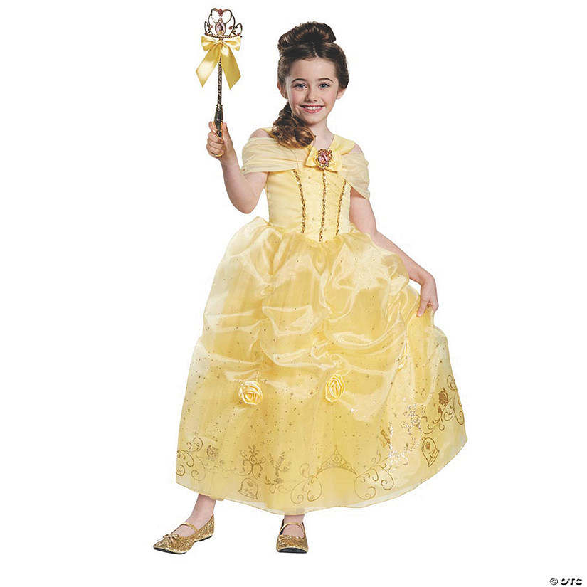 Girl&#8217;s Prestige Disney&#8217;s Beauty & the Beast&#8482; Belle Costume - Medium Image