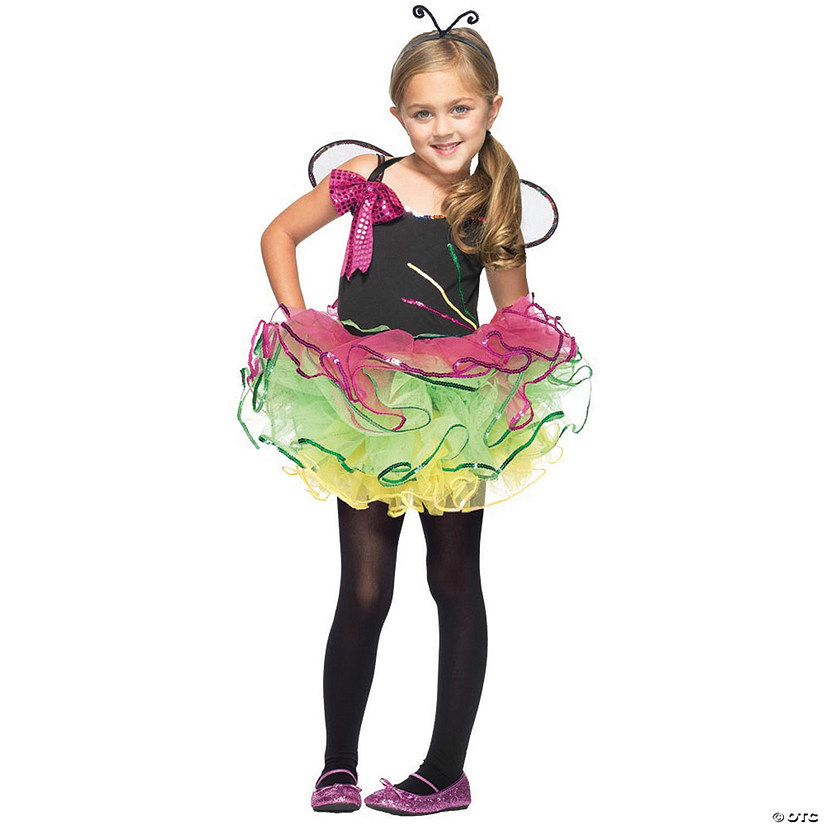 Girl&amp;#8217;s Rainbow Bug Costume Image