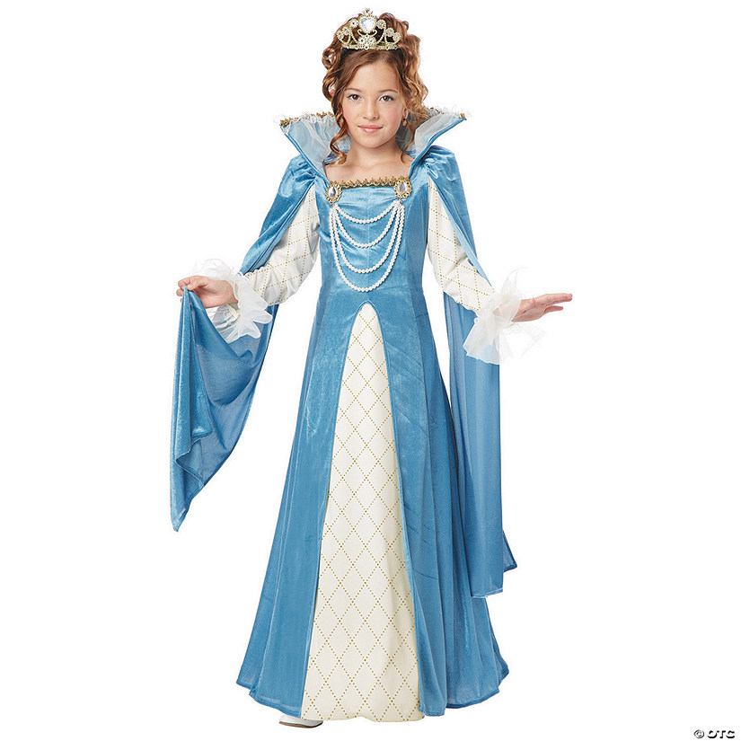Girl&#8217;s Renaissance Queen Costume Image