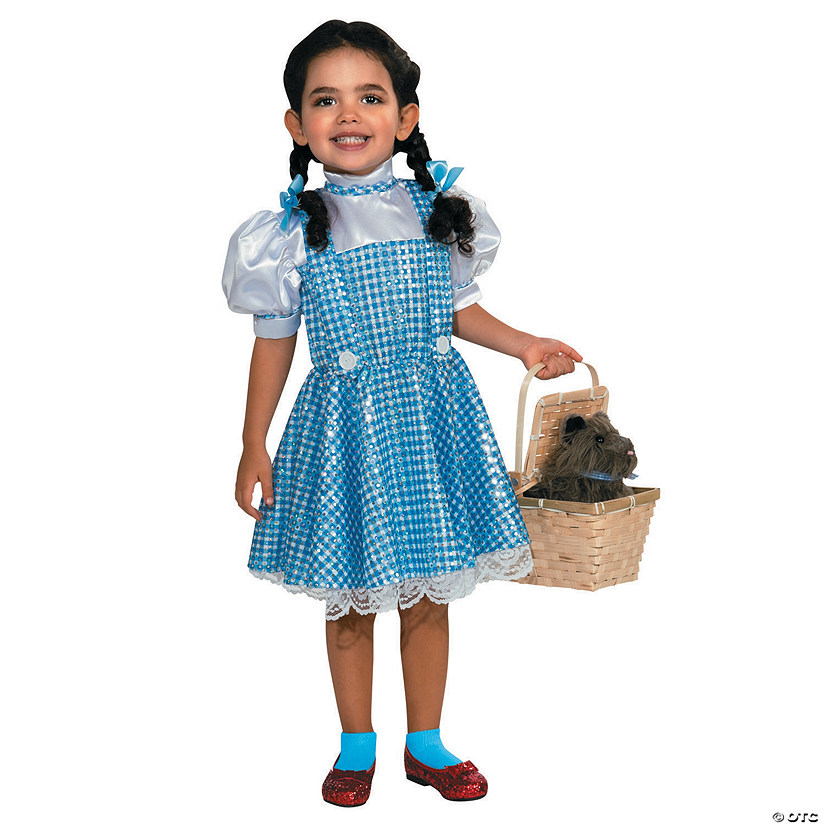 Girl&amp;#8217;s Sequin The Wizard of Oz&amp;#8482; Dorothy Costume - Medium Image