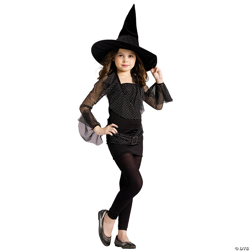 Girl&#8217;s Sparkle Witch Costume - Small Image