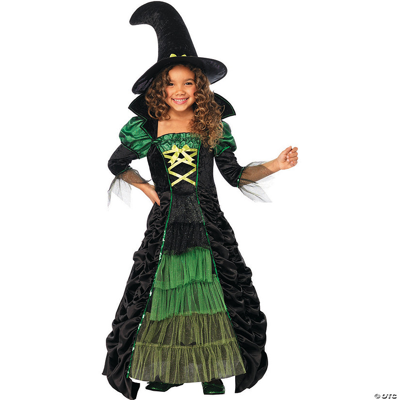 Girl&#8217;s Storybook Witch Costume - Small Image