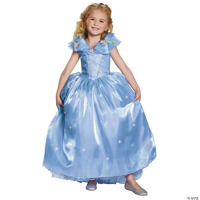 Girl&#8217;s Ultra Prestige Cinderella Movie Halloween Costume - Extra Small Image