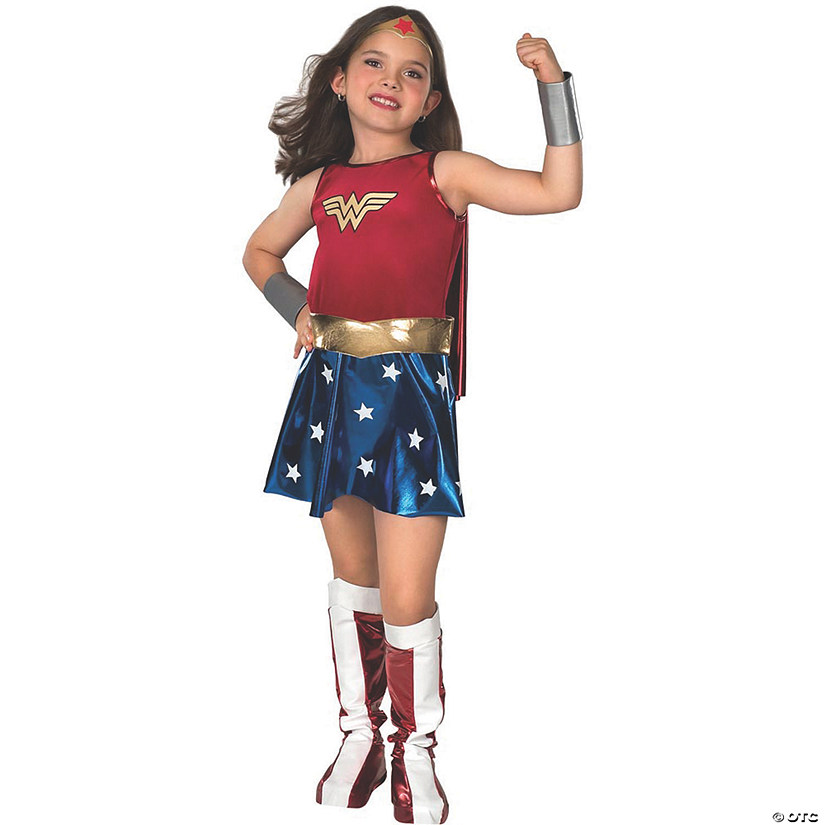 Girl&#8217;s Wonder Woman&#8482; Superhero Costume - Medium Image