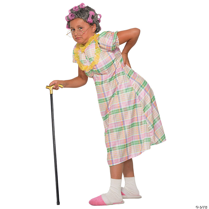Girl's Aunt Gertie Costume Image