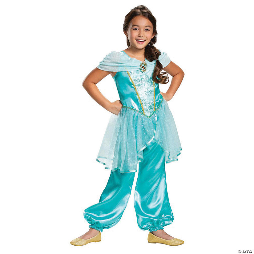 Girl's Classic Aladdin&#8482; Live Action Jasmine Costume - Extra Small Image