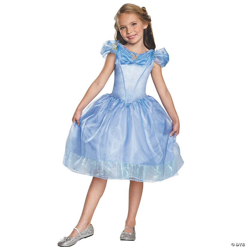 Girl's Classic Cinderella Movie Costume - Large Image
