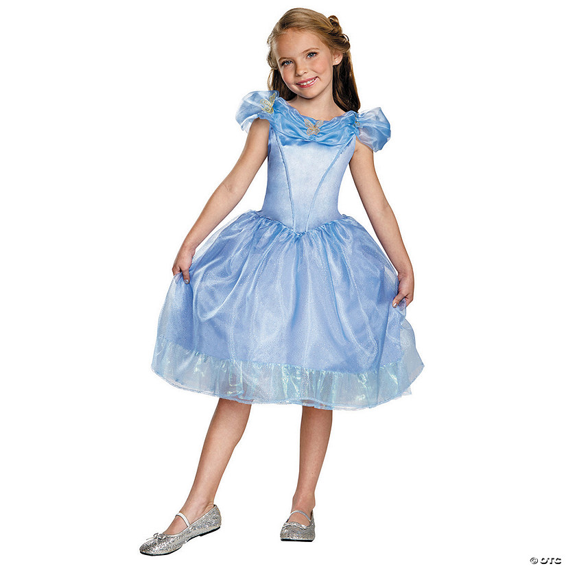 Girl's Classic Cinderella Movie Costume Image