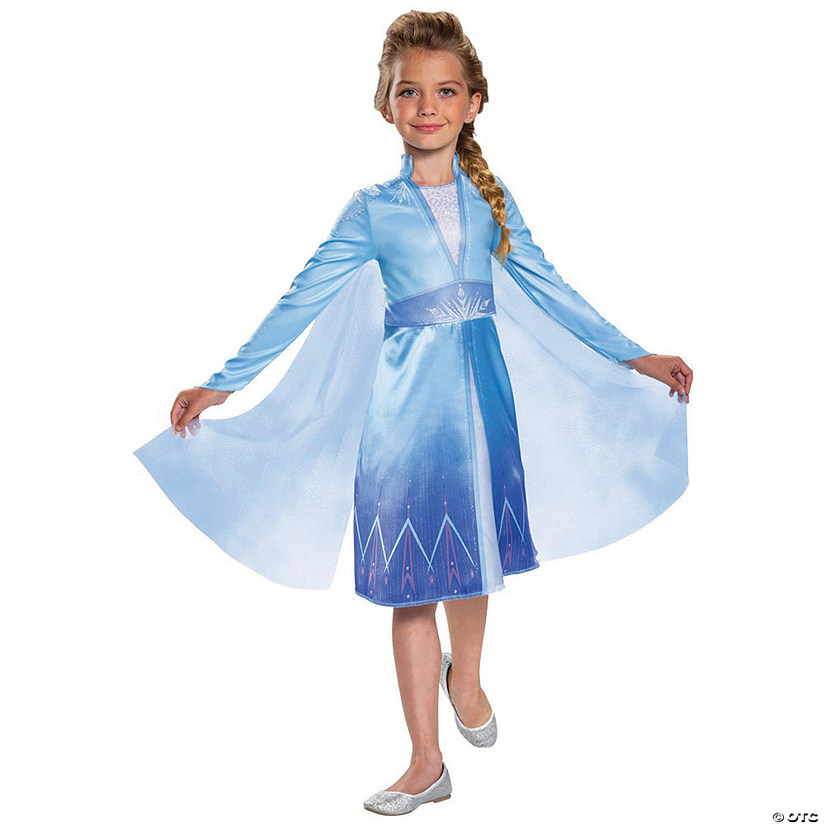 Girl's Classic Disney's Frozen II Elsa Costume - Extra Small Image